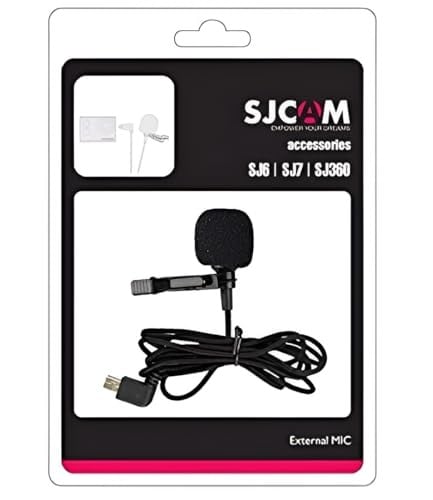 SJCAM SJ6 Legend Mini USB Aksiyon Video Kamerası için Harici Mikrofon
