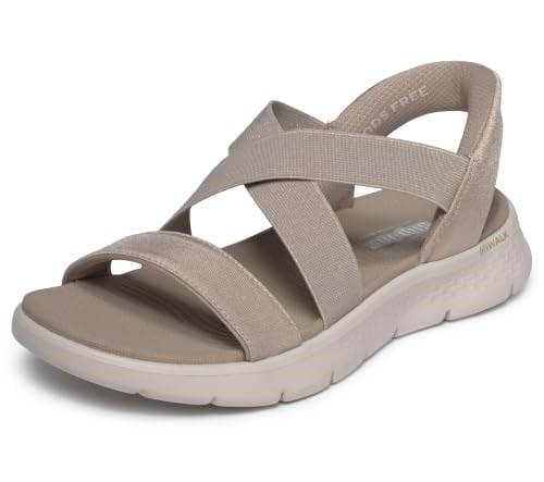 Skechers Go Walk Flex Sandalet - Parıldayan Eller Serbest Slip-ins SandaletKadın