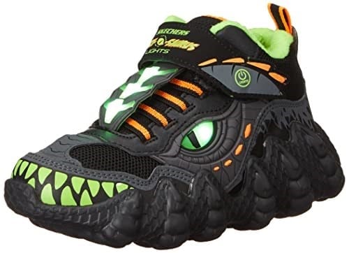 Skechers SKECH - O - SAURUS LİGHTS - BREEZE Erkek Çocuk Gs Siyah Işıklı Bot