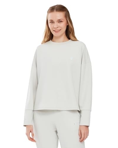 Skechers Soft Touch W Crew Neck Sweatshirt Kadın Gri Sweatshirt