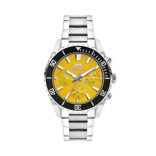 SLAZENGER, ÇELİK KASA, ÇELİK KORDON, QUARTZ, MULTİFONKSİYON, 44MM, ERKEK KOL SAATİ, SL.09.2273.2