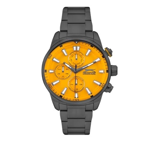 SLAZENGER, ÇELİK KASA, ÇELİK KORDON, QUARTZ, MULTİFONKSİYON, 45MM, 5ATM, ERKEK KOL SAATİ, SL.09.2272.2