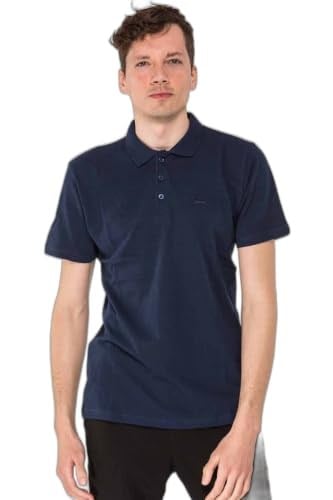Slazenger SALVATOR Erkek Polo Yaka Kısa Kollu Pike Tişört, s, ST19TE040, Lacivert