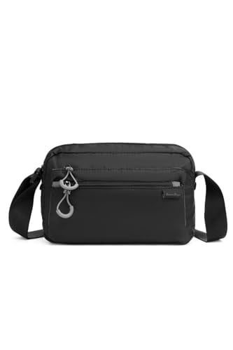 Smart Bags Ekstra Hafif Kumaş Kadın Postacı Çantası 3148 Siyah