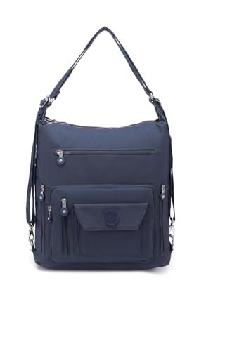 Smart Bags Hem Sırt Hem de Omuz Kadın Çantası 1205 Lacivert