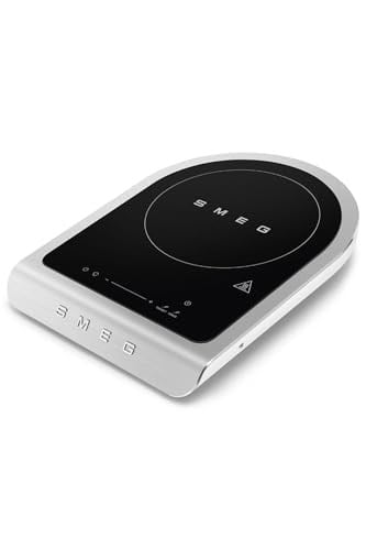 SMEG Mat Beyaz Portatif Indüksiyonlu Ocak