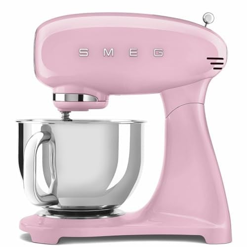 SMEG - Robot de Cozinha 800 W, Anni50, Total Rosa SMF03PKEU