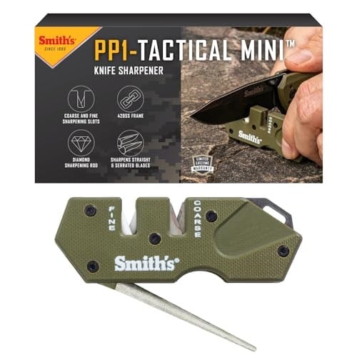 Smith's Üniseks 50984 Pocket Pal bıçak bileyici-PP1-Mini-OD, siyah