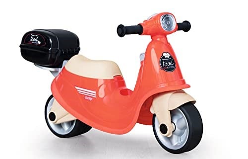Smoby, 721007, Scooter Ride-On Kurye Motosikleti, Kornalı, Sesli, Scooter Ride-On Courier Motorcycle