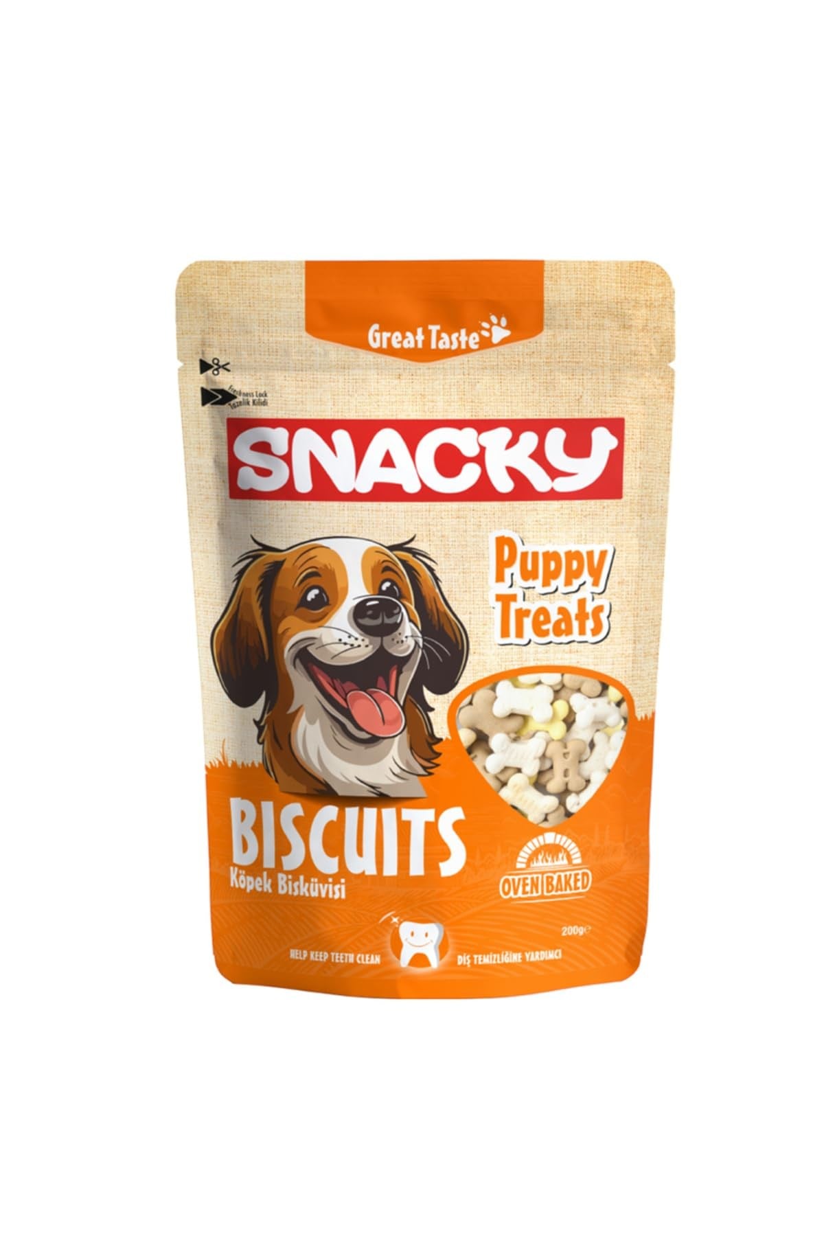 Snacky Pupy Treats Köpek Bisküvisi 200 Gr