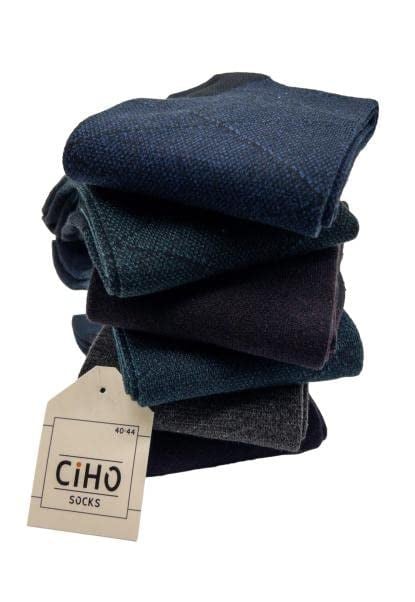 SOCKS Premium 6 Çift Bambu Dikişsiz Siyah-Koyu Lacivert-Füme Erkek Soket Çorap siyah koyu lacivert füme -1