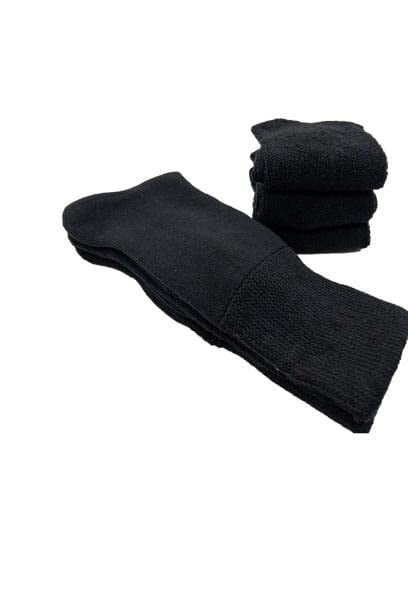 SOCKS Premium Termal 6 Çift Erkek Sıkmayan Lastikli Ekstra Kalın Tam Havlu Kışlık Çorap Siyah 40-44