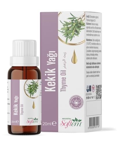 Softem Kekik Yağı 20Ml | Doğal Uçucu Yağ | Antiseptik ve Antibakteriyel Özellikli Bitkisel Yağ | Cilt ve Ağız Bakımında Kullanım, Buhar Yöntemiyle Aromaterapi