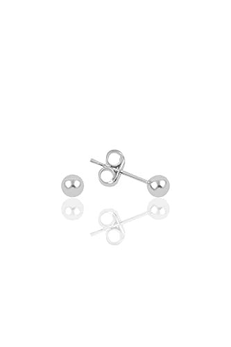 Söğütlü Silver Gümüş 3 mm gümüş top küpe
