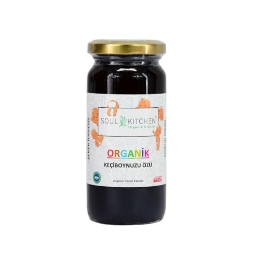 Soul Kitchen Organik Keçiboynuzu Özü 315gr (Soğuk Sıkım) (Şeker İlavesiz)