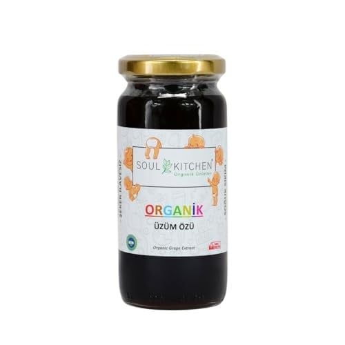 Soul Kitchen Organik Üzüm Özü 315gr (Soğuk Sıkım) (Şeker İlavesiz)