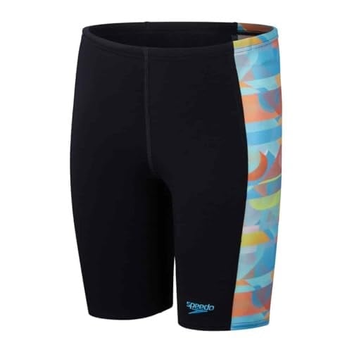 Speedo Digi Alov Panl Jammer Jm Black/Blue Erkek Çocuk Mayosu 8-00315817593 Siyah
