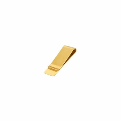 Spelt Metal Kağıt Para Tokası Kart Tutucu Klips Cüzdan Ataş Altın 5cm x 1,5cm