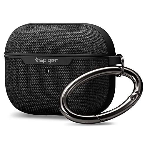 Spigen AirPods Pro ile Uyumlu Kılıf Urban Fit Örgü Kumaş Siyah Kapak - ASD00572 (Spigen TR Garantili)