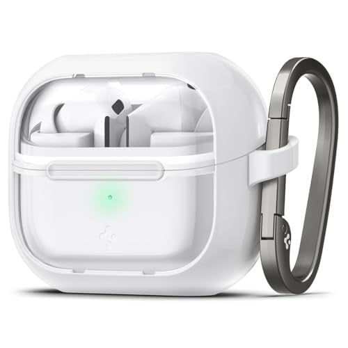 Spigen Galaxy Buds 3 Pro/Buds 3 ile Uyumlu Kılıf Ultra Hybrid Sararmaya Dayanıklı Beyaz Şeffaf Kapak - ACS08431 (Spigen TR Garantili)