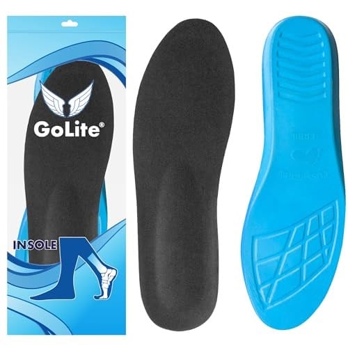 Spor Ayakkabı Tabanlığı, Günlük Memory Foam Hafızalı Ayakkabı İç Tabanı, Sneaker Rahat, Yumuşak Tabanlık -GoLite M22 Insole (43)