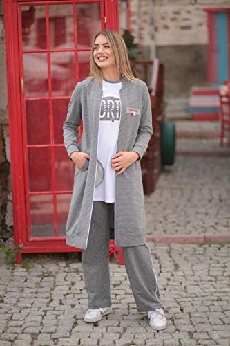 SPORTİFY ÜÇLÜ EŞOFMAN TAKIM - GRİ