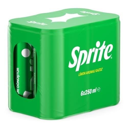 Sprite Limon Aromalı Kutu 6x250 ml