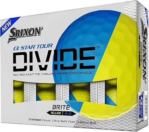 Srixon Q-Star Tour Divide Mavi/Sarı Golf Topları