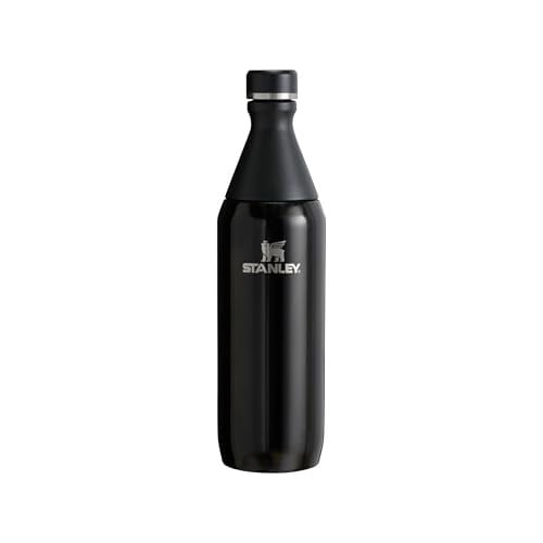 STANLEY All Day Slim Soğuk Su Termosu 0.60 Litre - Siyah | Paslanmaz Çelik | 6 Saat Soğuk - 11 Saat Buzlu - Sızdırmaz - BPA İçermez - Bulaşık Makinesinde Yıkanabilir