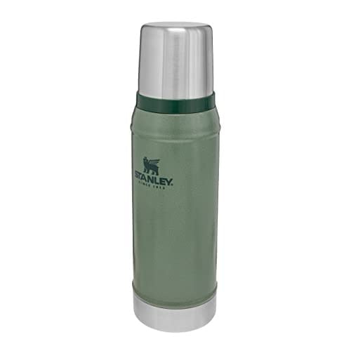 Stanley Classic Legendary Vakumlu Çelik Termos, Yeşil (Hammertone Green), 0.75 L