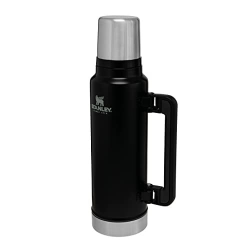 Stanley Classic Legendary Vakumlu Çelik Termos, 1.4 Litre, Mat Siyah