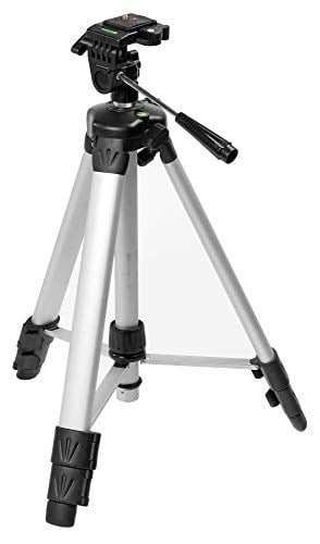 Stanley Fotostativ, alüminyum, üç Gleitfuesse, sütun (44 cm ila 140 cm, 1/4 inç dişli, platform eğilebilir) 1 – 77 – 201