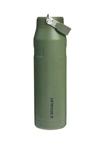 Stanley IceFlow Aerolight Flip Straw 2.0 Pipetli Su Şişesi, Haki (Dried Pine), 1.06 Litre - Seçenekler: 0.7 L, 0.7 Liters, 1.06 Liters