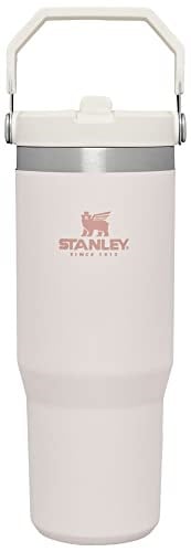 Stanley IceFlow Paslanmaz Çelik Pipetli Bardak - Ev, Ofis veya Araba için Vakum Yalıtımlı Su Şişesi - Tekrar Kullanılabilir Bardak Pipetli Sızdır - Seçenekler: 20 oz, 40 oz, 60 oz, 64 oz, 95 oz, 850 g
