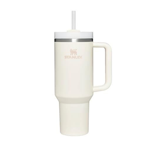 Stanley Quencher Pipetli Termos Bardak, 1.18 Litre, Krem