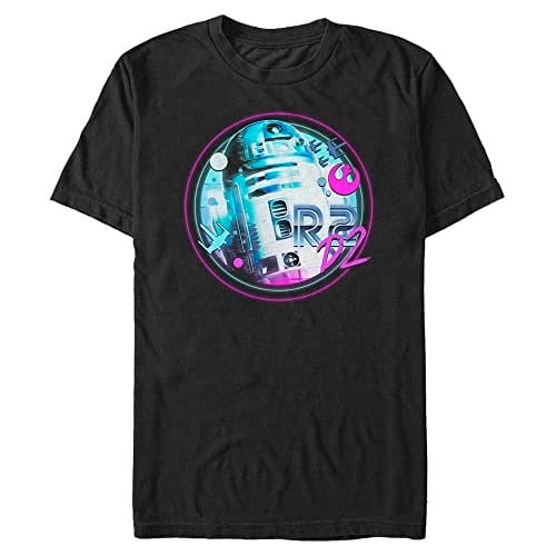 Star Wars Pop Droid Bisiklet Yaka T-Shirt Tişört Erkek