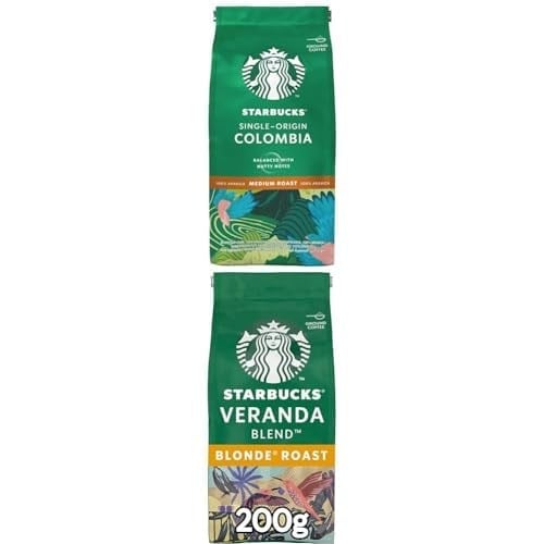 Starbucks Öğütülmüş Filtre Kahve 2'li Paketi (Single-Origin Colombia, Veranda Blend)