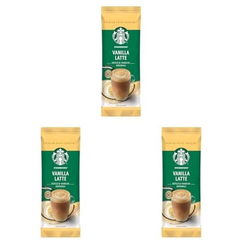 STARBUCKS Vanilla Latte Premium Kahve Karışımı 21,5 g 3lü paket