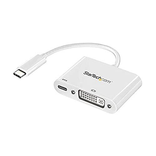StarTech.com USB C - DVI Adaptörü, Güç Teslimatı