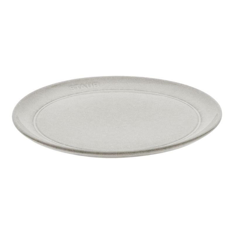 Staub Tabak Sığ, 20 Cm, Seramik, Beyaz Trüf