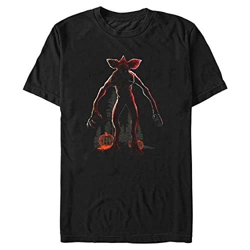 Stranger Things Haunted Night Bisiklet Yaka Tişört Erkek