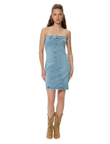 Strapless Denim Dress