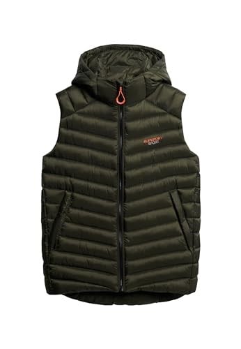Superdry Erkek Fuji Kapitone Yelek Kapüşonlu