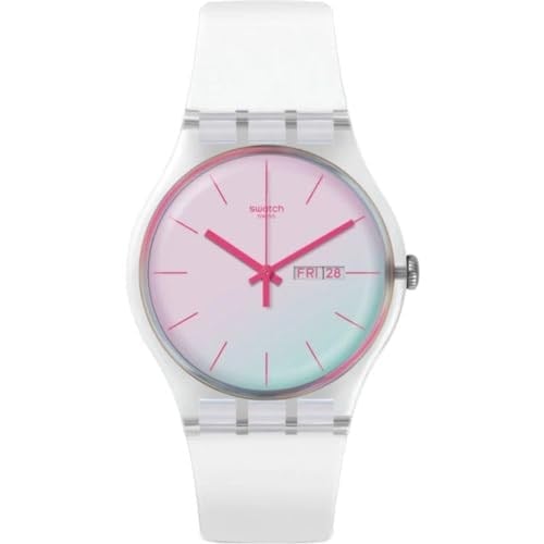 Swatch Women's Analog Dijital Otomatik Saat Kayışlı S7263031, Beyaz, Kayış