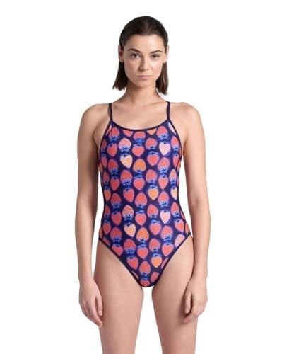 Swimsuit Challenge Back Reversible Kadın Mavi Yüzücü Mayo 005897700