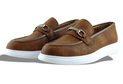 Taba Loafer Ayakkabı Erkek