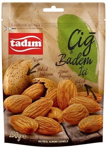 Tadım Badem İçi Çiğ 180 Gr