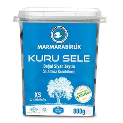 Tadim Marmarabirlik Kuru Sele Zeytin 800 gr x 6 ADET (321-350)