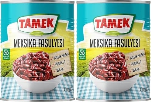 TAMEK HAŞLANMIŞ MEKSİKA FASULYESİ 410 g 2li paket