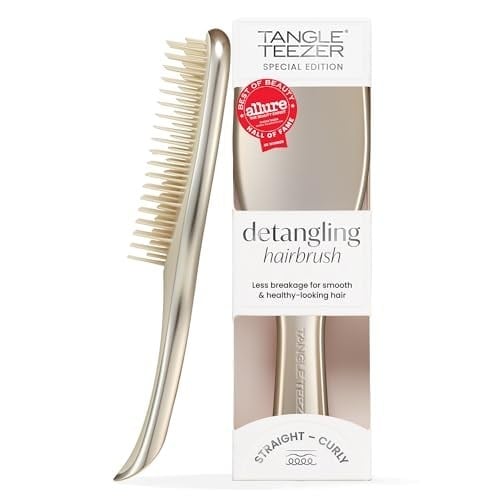 Tangle Teezer The Ultimate Detangler Chrome Champagne Gold Saç Fırçası